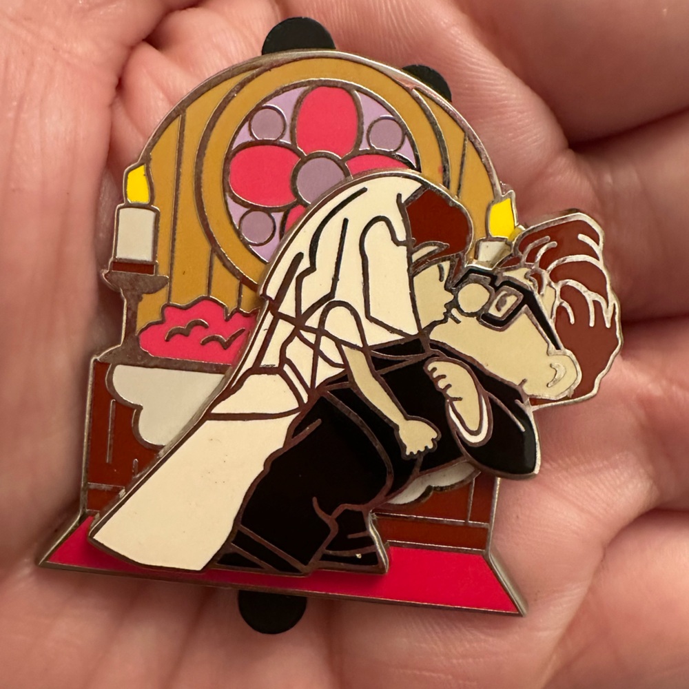 Wedding Couple Enamel Pin